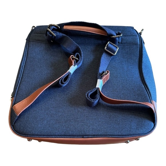 Silver Cross Wave Stroller Diaper Bag in Heathered Navy NWOT - Picture 3 of 8